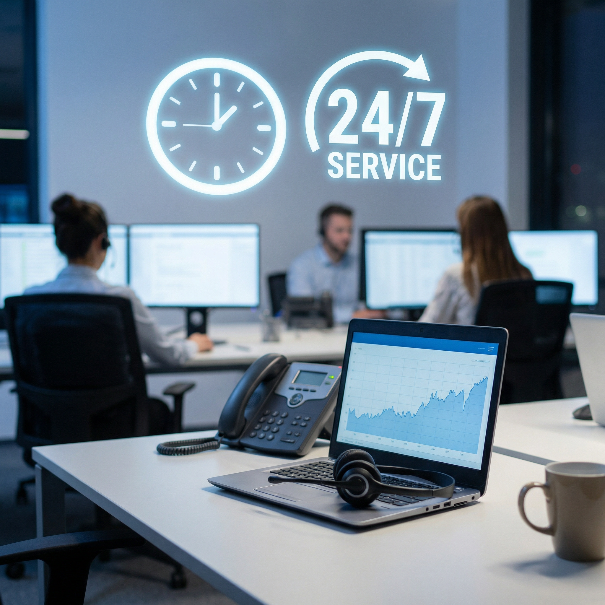 24/7 Service and Support